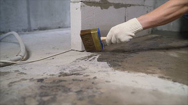 Crawl space vapor barrier installation in Waterloo, IN